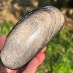 obsidiana plateada